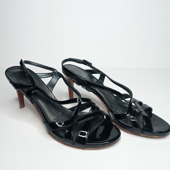 Stuart Weitzman black sandals size 8 - Picture 1 of 9